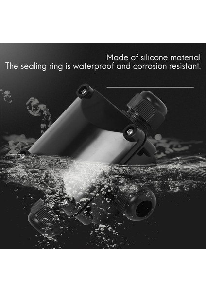 Kutu Su Geçirmez IP68 Harici Elektrik Bağlantı Kutusu 3 Yollu Kablo Konektörü Dış Mekan Için 5.5mm-10.2mm (8'li Paket) (Yurt Dışından) indirimleri