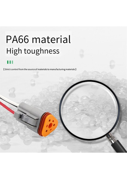 Deutsch Otomotiv Su Geçirmez Konnektör Için Kablo Kılıflı Kablo Bağlantısı, 3 Delikli Erkek Uçlu Kablo DT04-3P (Yurt Dışından) fırsatları