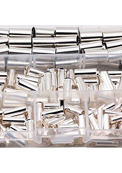 Tel Bakır Sıkma Bağlantı Halkaları, Awg 4,6,8,10 Yalıtımsız Kablo Muhafazası Yüksük Pim Kablo Sonu Terminal Kiti (240 Adet) (Yurt Dışından) indirimleri