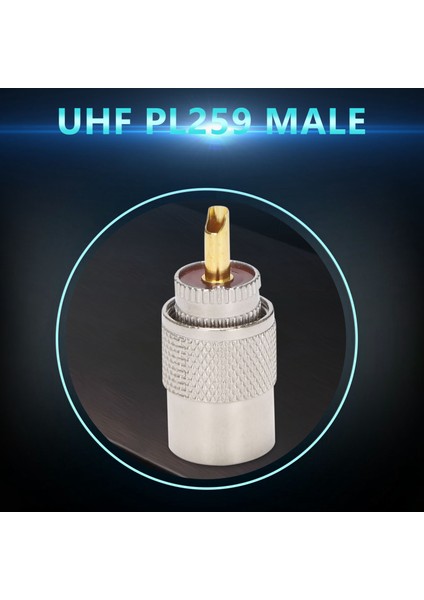10 Adet/grup Vidalı Bağlantı Konnektörü PL259 Uhf Erkek Fiş Için Redüktör ile RG8X Koaksiyel Kablo + Tüp Uhf RG8X Konnektörleri (Yurt Dışından) modelleri