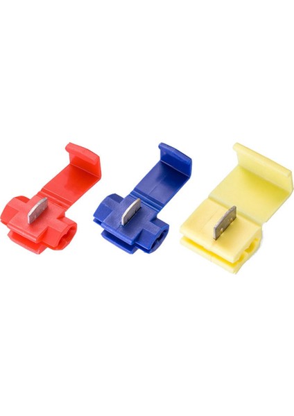 150 Adet Hızlı Ekleme Tel Konnektörleri, Lehimsiz Geçmeli Elektrik Konnektörü, Yalıtımlı Tel Sıkma Konnektörleri Terminal Bağlantısı (Yurt Dışından)