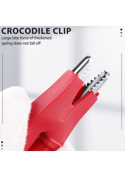 Multimetre Için 1m Uzun Timsah Klipsi - Muz Fiş Test Kablosu Çifti (Yurt Dışından) indirimleri