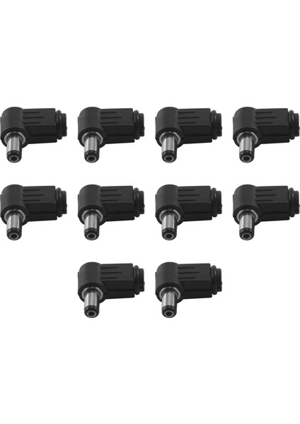 10X 2,1 mm x 5,5 mm Erkek Fiş Dik Açı L Jakı Dc Güç Konektörü (Yurt Dışından)