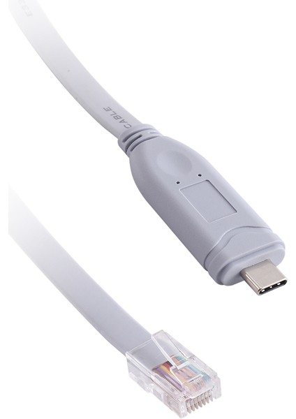 USB To Tip C Konsol Yapılandırma Kablosu Tip C - RJ45 Seri Yönlendirici Hata Ayıklama Kablosu (Yurt Dışından)