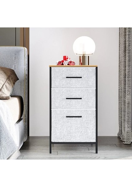 Çok Amaçlı Dolap 3 Çekmeceli Orta Boy Komodin Sehpa Gri 1600 modelleri