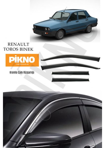 Renault Toros Binek Kromlu Cam Rüzgarlığı 4'lü A+ Plus