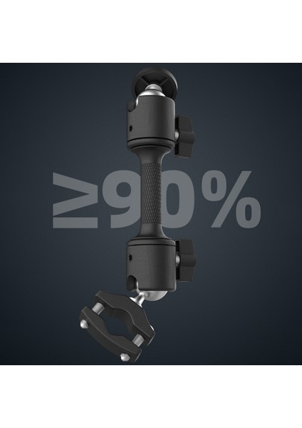 Motosiklet Bisiklet Kamera Tutucu Gidona Monte Edilen Braket INSTA360 One X2 ve Gopro Aksiyon Kameraları Aksesuarı, Büyük Çap (Yurt Dışından)