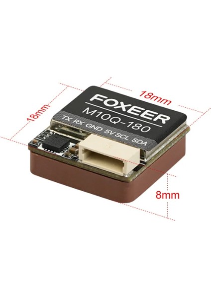 Foxeer M10Q-180 M10 Çift Protokol Gps Dahili QMC5883 Pusula Seramik Anten Rc Uçak Fpv Drone Rc Modeli Için (Yurt Dışından)