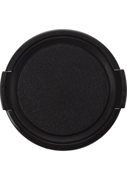 Kamera Plastik Yan Ön Kıstırma Klipsi Lens Kapağı Koruyucu Kapak Siyah 49MM (Yurt Dışından)
