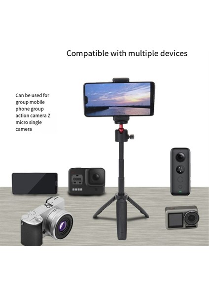 Lenvee Evrensel Selfie Çubuğu Tutucu Mini Selfie Çubuğu Tripod Masaüstü Genişletici Çok Işlevli Tripodlar (Yurt Dışından)