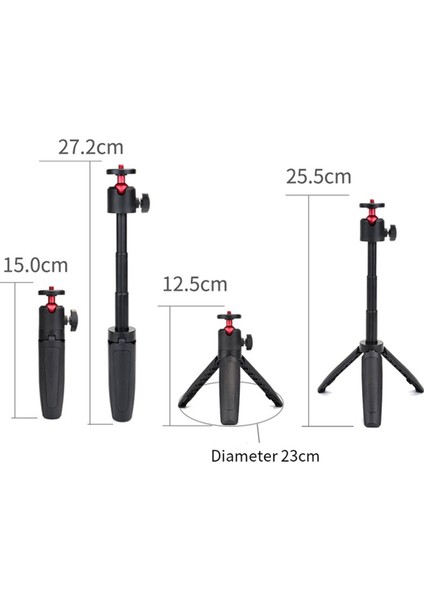 Lenvee Evrensel Selfie Çubuğu Tutucu Mini Selfie Çubuğu Tripod Masaüstü Genişletici Çok Işlevli Tripodlar (Yurt Dışından)