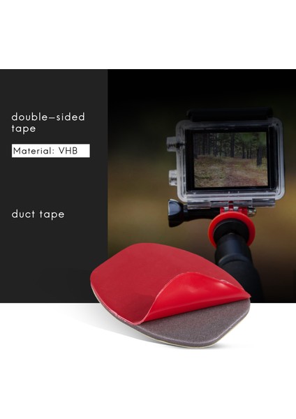 Gopro Hero 3/ 2/ 1 St-14 Yeni Için 6 Adet Etiket Bant Yapışkan Ped Seti (Yurt Dışından)