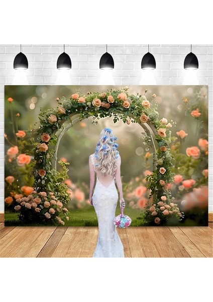 210X150CM Fotoğraf Arkaplanı Kumaş Çelenk Manzara Düğün 3D Parti Tatil Portre Fotoğrafçılığı Arkaplanları,d (Yurt Dışından) indirimleri