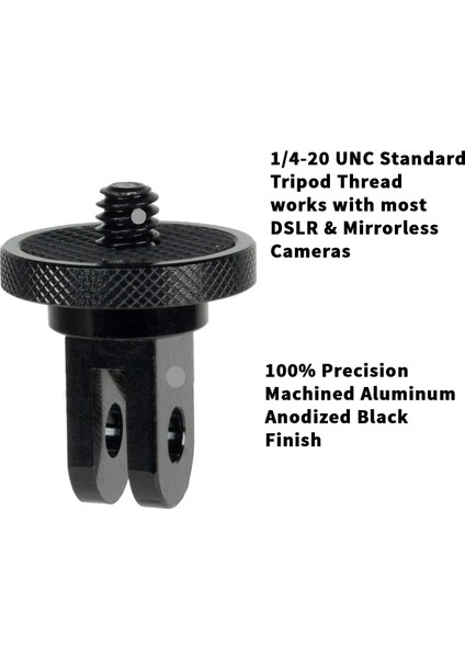 Gopro Ekosistemi Için Kamera Montaj Adaptörü - Gopro Montaj Sistemi Için ¼-20 Dönüşüm Adaptörü - Tam %100 Cnc Alüminyum Metal - Montaj Aksesuarına Monte Edin. (Yurt Dışından) modelleri
