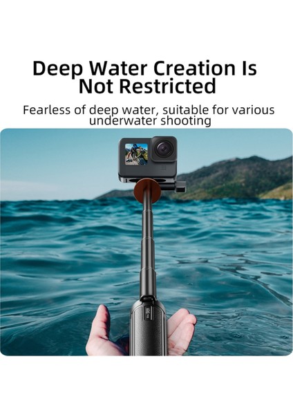 Vrıg Tp-08 Spor Kamerası Selfie Çubuğu Tripod Standı Gopro 11/10/9 Vlog Canlı Yayın Selfie Video Kaydı (Yurt Dışından)