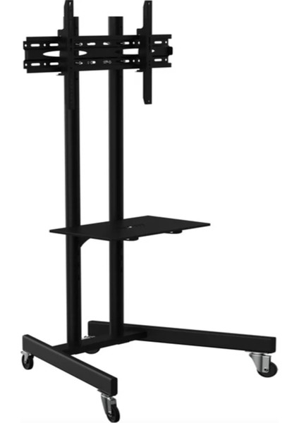 Alpın Ev Tipi Salon,oturma Odası,balkon ve Toplantı Odası Tekerlekli Metal Ayaklı Tv/fuar Standı/ünitesi 40" Inç- 75" Inç