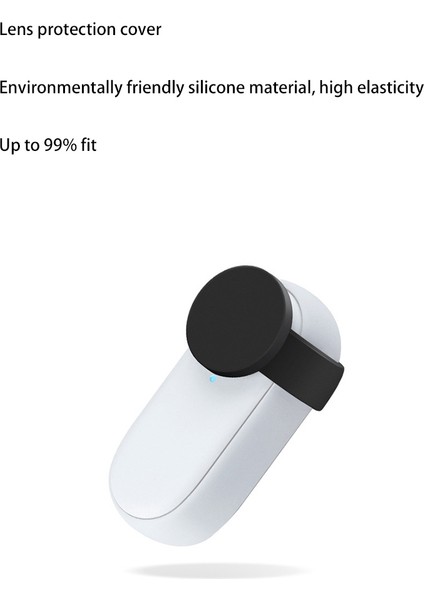 Silikon Kılıf Lens Kapağı Ekran Koruma Kapağı Düşmeye Karşı Korumalı Kabuk INSTA360 Go 2 Panoramik Kamera Aksesuarları Siyah (Yurt Dışından) fiyatları