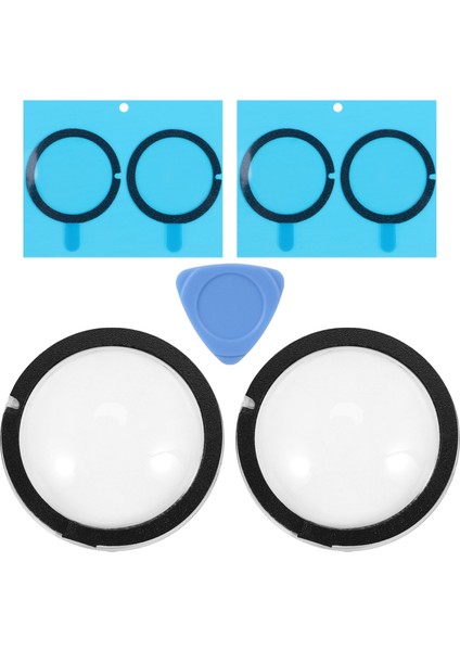 Lens Muhafızları Kamera Gövdesi Yapışkan Koruyucu Kapak Kitleri Insta 360 One X2 Için Yapıştırıcılı Lens Kapağı (Yurt Dışından)