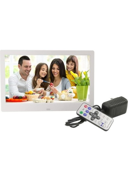 7 Inç Hd Dijital Fotoğraf Çerçevesi Video Oynatıcısı Dijital Resim Çerçevesi Müzik Video Fonksiyonu Ile, Siyah, Abd Fişi (Yurt Dışından)