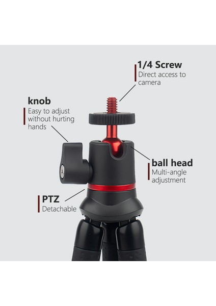 Esnek Evrensel Canlı Yayın Tripod Monopod Dijital Kamera Dv Tripod Tutucu Aksiyon Kameraları Için Ahtapot Standı (Yurt Dışından)