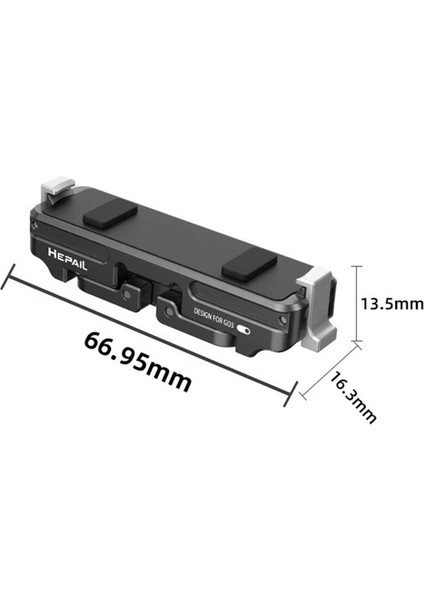 INSTA360 Go3 Başparmak Kamera Manyetik Hızlı Bırakma Dock Adaptörü Hızlı Bırakma Çok Fonksiyonlu Taşınabilir Dock Aksesuarı (Yurt Dışından)