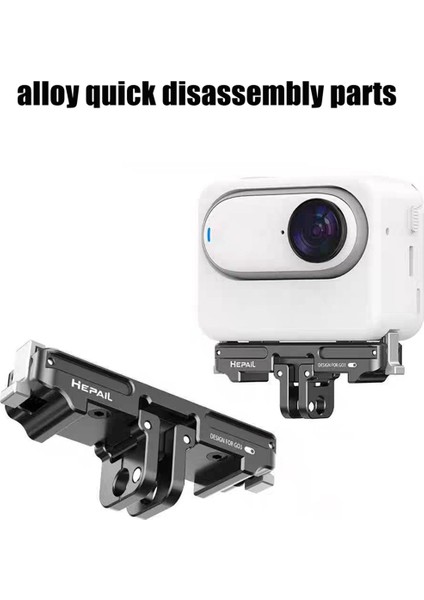 INSTA360 Go3 Başparmak Kamera Manyetik Hızlı Bırakma Dock Adaptörü Hızlı Bırakma Çok Fonksiyonlu Taşınabilir Dock Aksesuarı (Yurt Dışından)