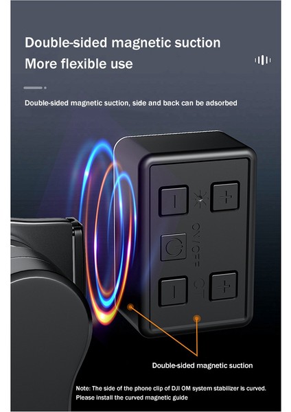 El Gimbal Dolgu Işığı Manyetik Cep Lambası Mini Taşınabilir Fotoğraf Işığı Zhiyun Feiyu Djı Sabitleyici Siyah (Yurt Dışından) indirimleri