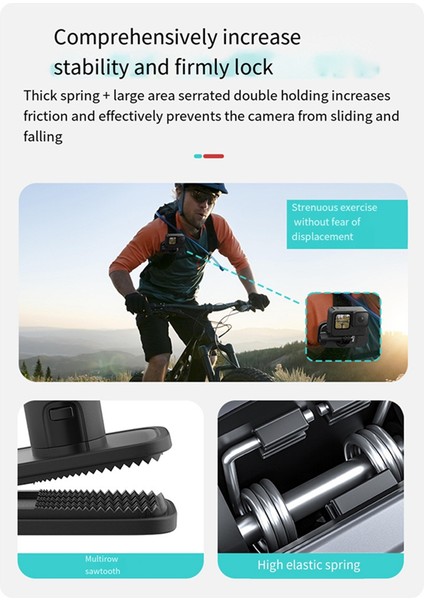 Telesın 360° Dönebilen Manyetik Sırt Çantası Klips Kelepçe Montajı Gopro INSTA360 Aksiyon Kamera Aksesuarları Için (Yurt Dışından)