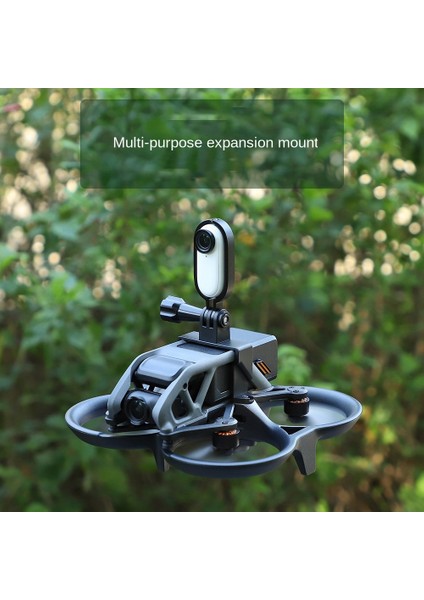 Gopro Için Genişletilmiş Adaptör Montaj Tutucu INSTA360 Eylem Kamera Avata Drone Aksesuarları Için Sabit Braket Tabanı (Yurt Dışından)
