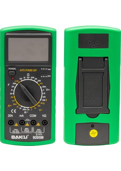 Yeni Xdn Baku BK-9205B Multi̇metre Di̇ji̇tal Ölçü Aleti̇ Kampanya