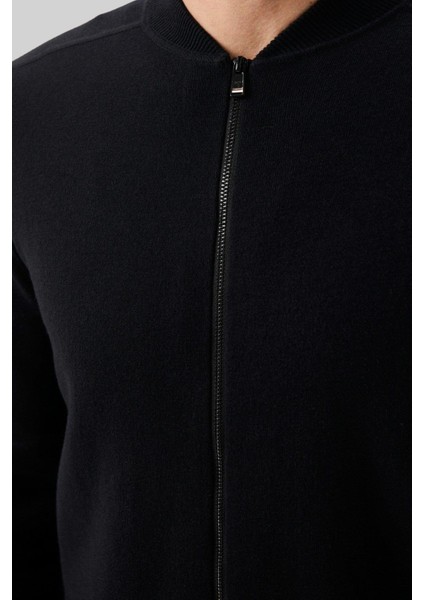 Regular Fit Erkek Örgü Hırka Siyah