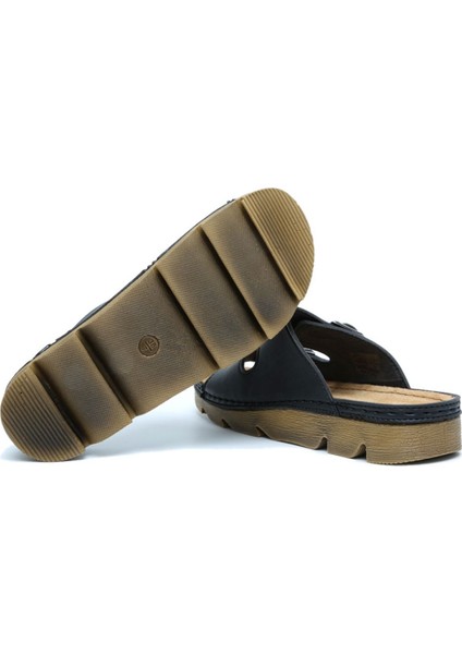 SIB220517-V2 Kifidis-Natura Kadın Çift Bantlı Anatomik Deri Terlik 36-41 Siyah/black modelleri