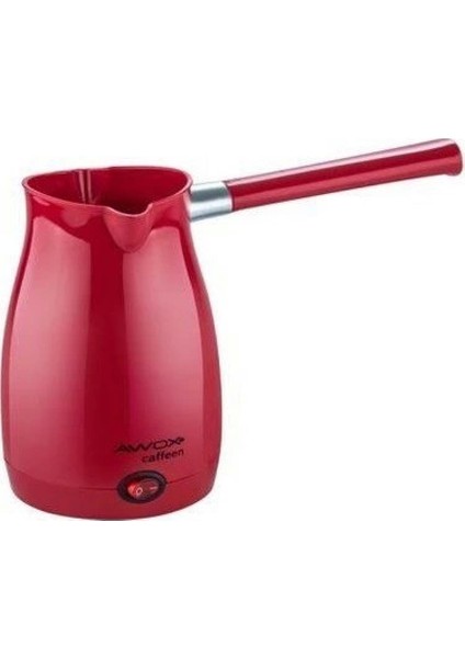 Awox Caffeen Kırmızı Elektrikli Cezve Türk Kahvesi Makinesi Plastik 0.4lt - 5 Fincan 1000W (4887)