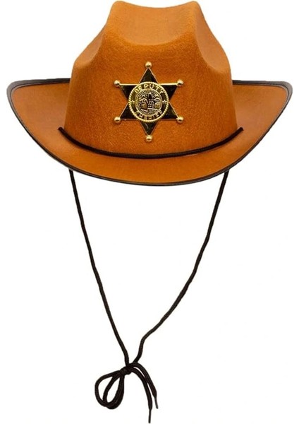 Nessiworld Kovboy Şerif Şapkası Kahve 12 Adet - Kostüm, Parti ve Gösteri Şapkası modelleri