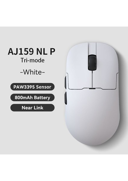 AJ159 Nlp Near-Link 3 Modlu 1000hz 26.000 Dpı 800 Mah Batarya Paw 3395-YENI Nesil Bağlantı Modu