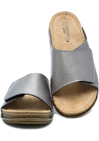 Kifidis SIB213622 Kifidis-Natura Kadın Tek Bantlı Anatomik Deri Terlik 36-41 Krom/chrome fiyatları
