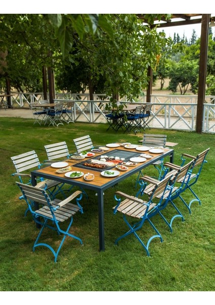 Klasik Restaurant Modeli Mangallı Masa