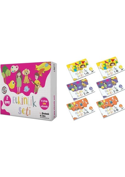 2 Yaş Etkinlik Seti, 0-6 Ay, 0-12 Ay, Hayvanlar, Meyveler Zeka Kartları