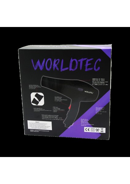Pro Professıonal Saç Kurutma - Fön Makinesi 2500W Turbo WT-5500 (4887)