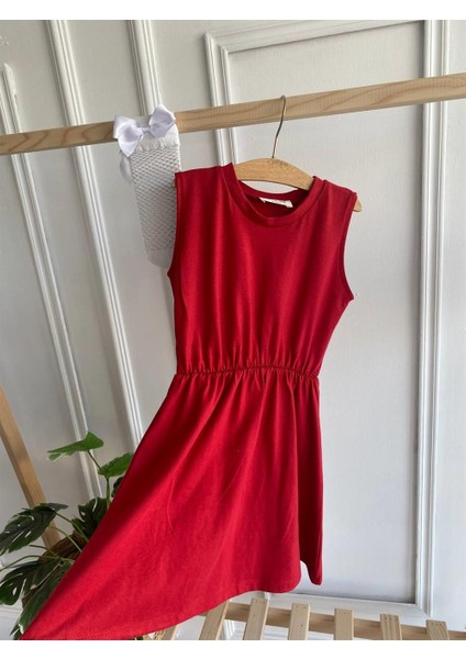 0022 - Kırmızı Elbise File Beyaz Çorap Takım modelleri