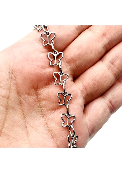 Sevgiliye Özel Hediye Trend Kelebek Zincir Choker Kolye modelleri
