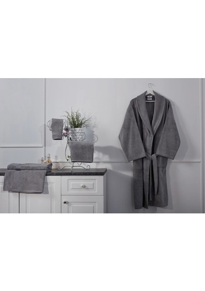 Doqu Home Sense Bornoz S/m 110 cm -GRİ