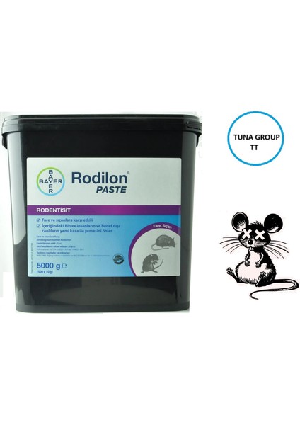 Envu Rodilon Paste 5 kg Fare Zehırı (S.k.t. 10/2026)