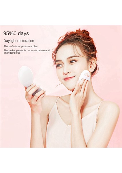 Kozmetik LED Dolum Aynası Uygun Kompakt Paslanmaz Çelik Cep Vanity 2 Taraflı Taşınabilir Katlanır Ayna, Siyah (Yurt Dışından) fırsatları