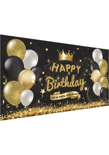 Mutlu Doğum Günü Zemin Afiş Şerefe Yıl Arka Plan Afiş Dekor Parti Malzemeleri Kapalı Açık Fotoğraf Kabini Sahne B (Yurt Dışından)