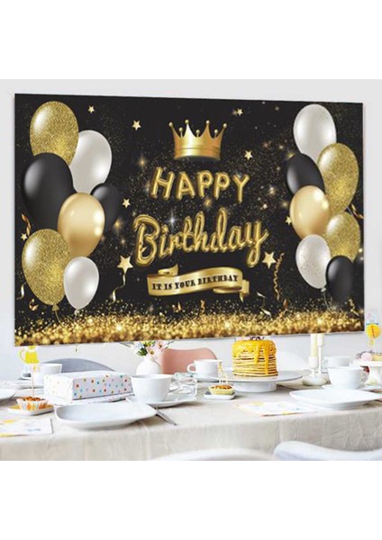 Mutlu Doğum Günü Zemin Afiş Şerefe Yıl Arka Plan Afiş Dekor Parti Malzemeleri Kapalı Açık Fotoğraf Kabini Sahne B (Yurt Dışından) fiyatları