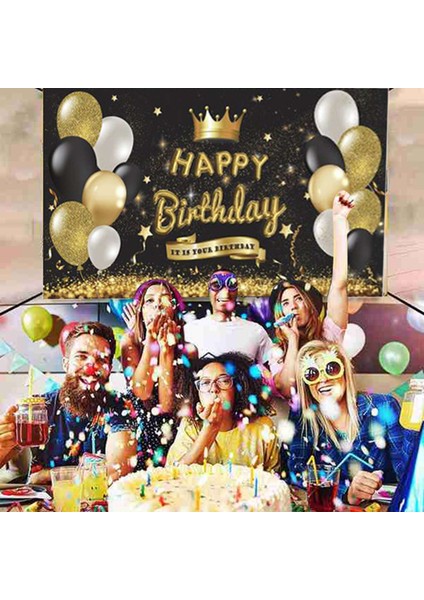 Mutlu Doğum Günü Zemin Afiş Şerefe Yıl Arka Plan Afiş Dekor Parti Malzemeleri Kapalı Açık Fotoğraf Kabini Sahne B (Yurt Dışından) fırsatları