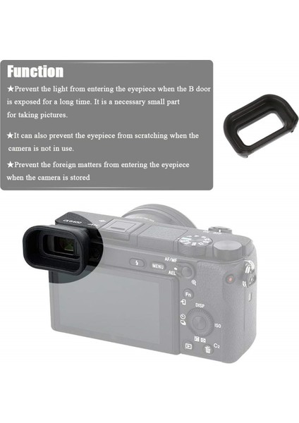 FDA-EP17 Vizör Göz Merceği Göz Merceği Göz Merceği Sony A6600 A6500 A6400 Dijital Kamera Için, Göz Merceğini Değiştirin FDA-EP17 Ep-17 (Yurt Dışından)