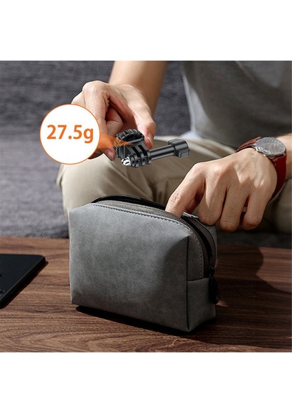 180° Ayarlı Action Kamera Soğuk Ayakkabı Adaptörü, 1/4 Inç Vida Deliği, Gopro Hero 12/11/10/9/8 ile Uyumlu (Yurt Dışından) modelleri