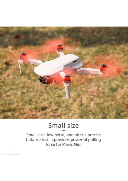 Djı Mavic Mini/mini 2 Drone Için Üç Bıçaklı Pervane Djı Mini 2 Için Bıçak Yedek Kanat Fanları, Kırmızı (Yurt Dışından) fırsatları